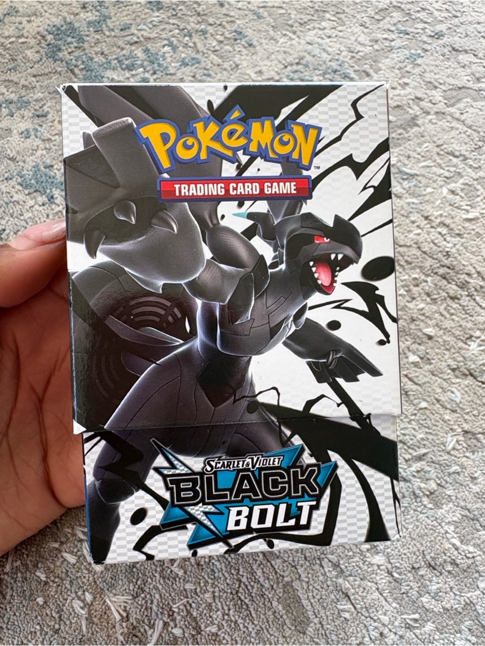 Pokemon Black Bolt Deck — Black & White Artwork